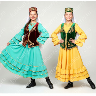 Башкирский национальный костюм для женщин- фото 1