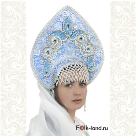 Кокошник Дея, голубой- фото 1
