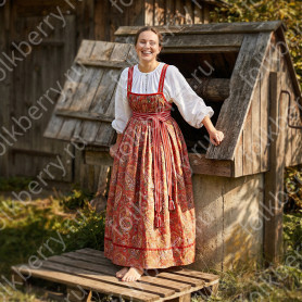 Русь сарафанная. Рязань, хлопок, красный