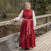 Русь сарафанная. Калуга, хлопок, красно-черный