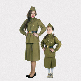 Военный костюм женский